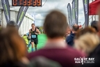 Tim McCarthy pictured crossing the finish line of Run Galway Bay run.